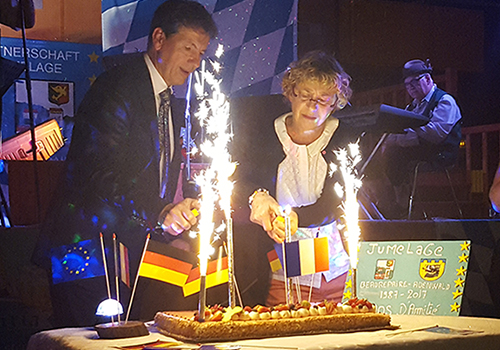 30-jährigen Partnerschaftsjubiläum